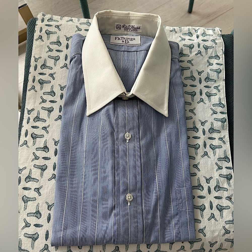NWT F.R. Tripler men’s dress shirt, size 16-35